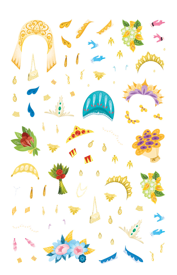 Mariages de princesses - bloc à spirale