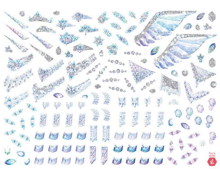 Licornes de rêve - Carnet créatif - Magie des paillettes nouvelle édition