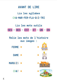 Mes premières lectures spécial maternelle, le chat botté