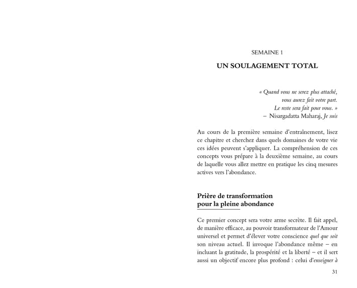 Le secret de l'abondance