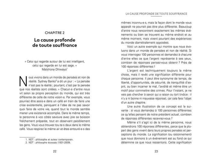 Ne croyez pas tout ce que vous pensez