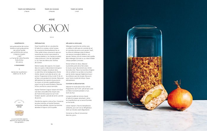 Terrines, feuilletés et pâtés croûte avec des légumes