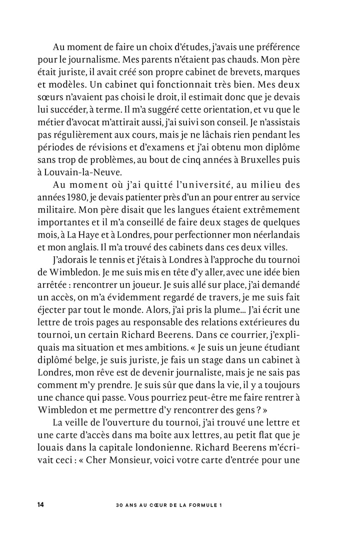 30 ans au coeur de la Formule 1