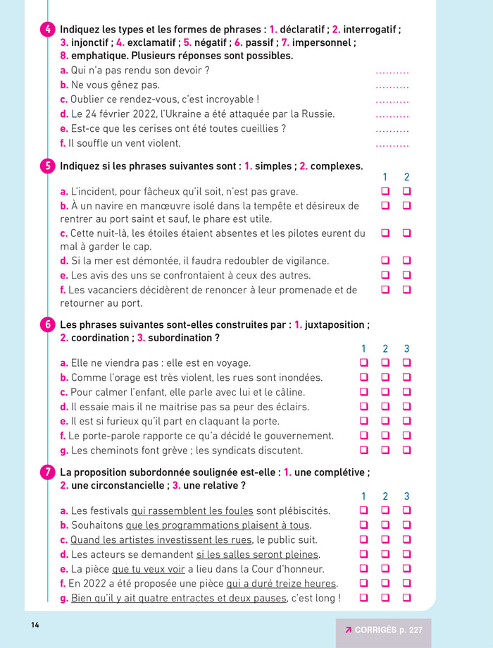 Hatier CRPE - Fiches de Français - Epreuve écrite