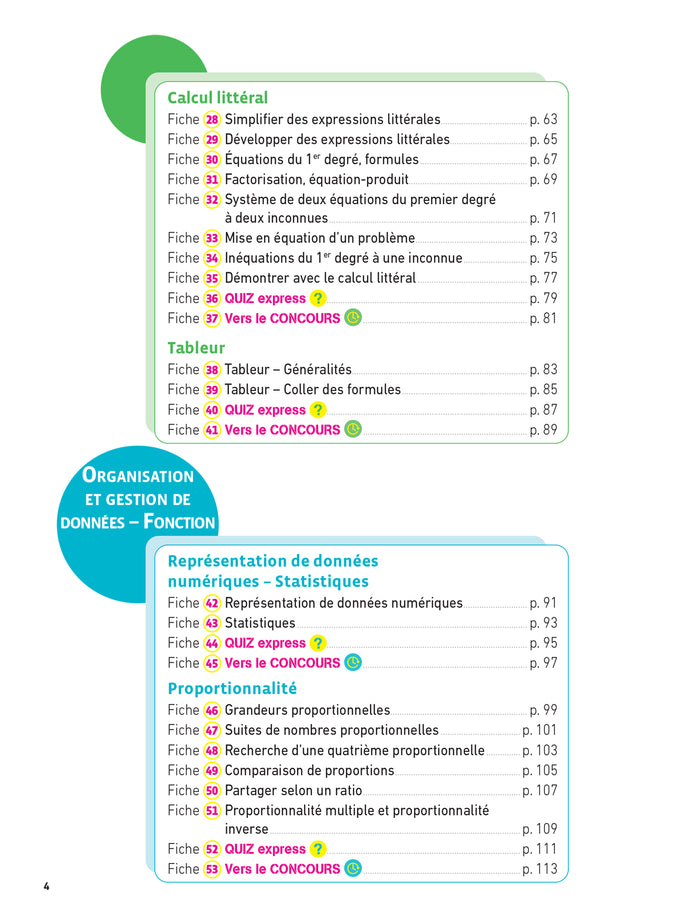 Hatier CRPE - Fiches de Maths - Epreuve écrite 2024/2025