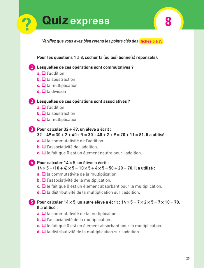 Hatier CRPE - Fiches de Maths - Epreuve écrite 2024/2025