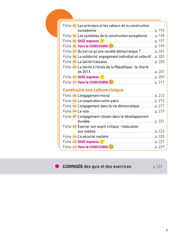 Hatier CRPE - Fiches d'histoire géographie EMC