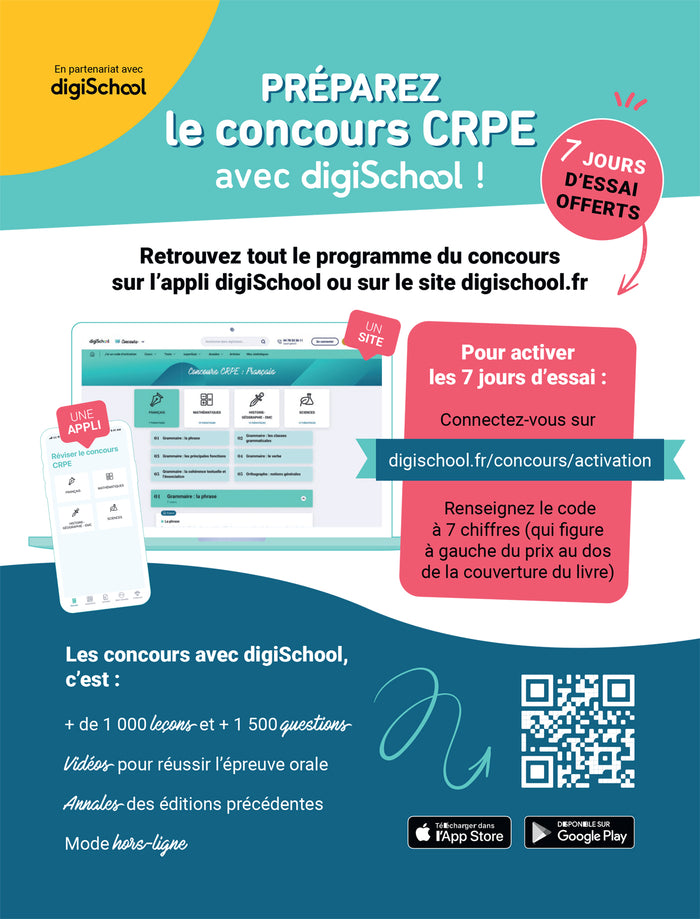 Hatier CRPE - Fiches de Sciences et Technologie - Epreuve écrite 2024/2025