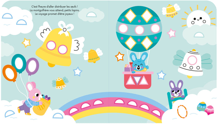 Gommettes et coloriages Joyeuses Pâques !