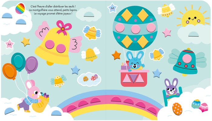 Gommettes et coloriages Joyeuses Pâques !