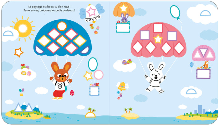 Gommettes et coloriages Joyeuses Pâques !