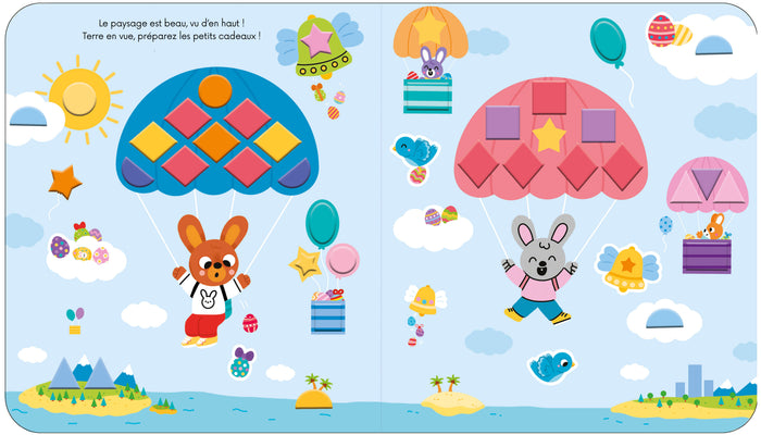 Gommettes et coloriages Joyeuses Pâques !