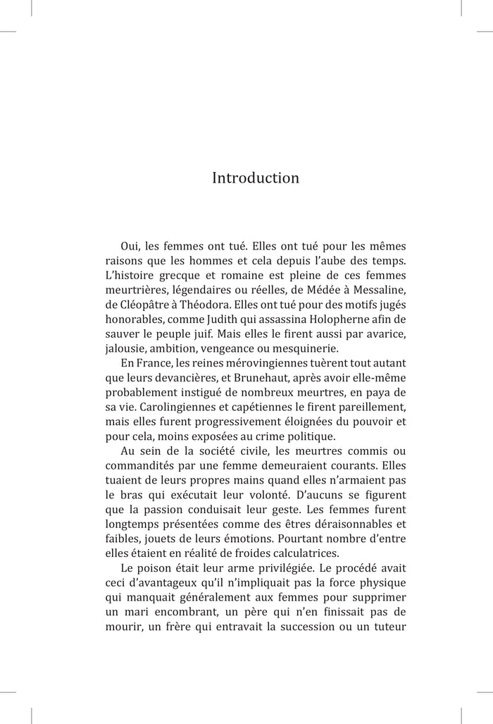 Les grandes criminelles de l'Histoire