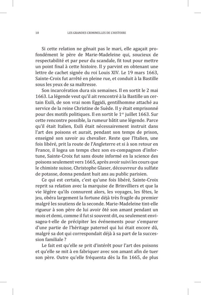 Les grandes criminelles de l'Histoire