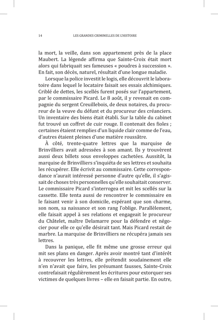 Les grandes criminelles de l'Histoire