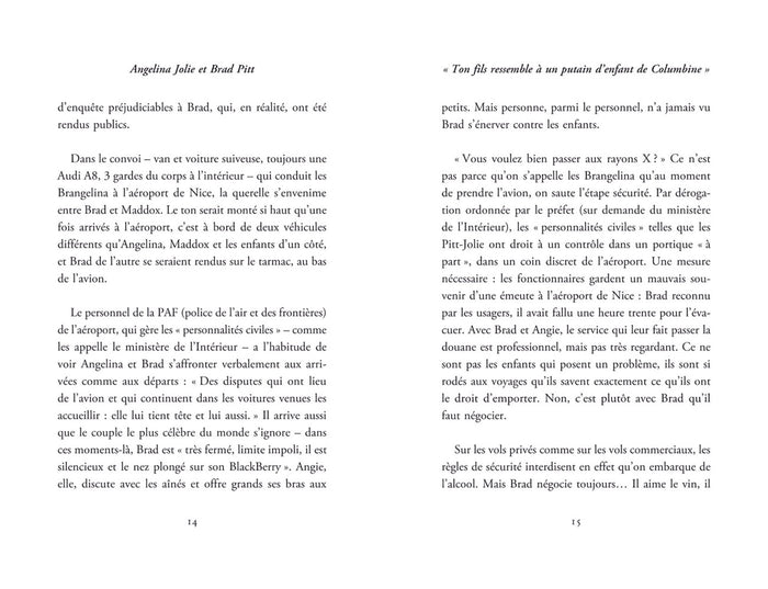 Angelina Jolie et Brad Pitt