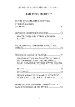 Olympe de Gouges : Oeuvres et combat