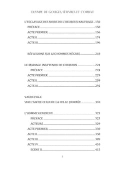 Olympe de Gouges : Oeuvres et combat