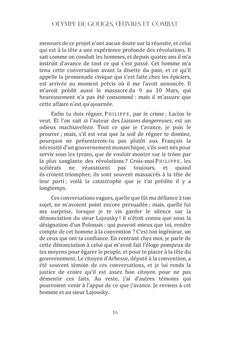 Olympe de Gouges : Oeuvres et combat