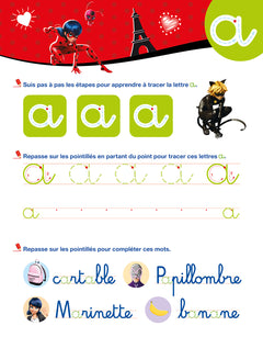 Miraculous - Mon cahier effaçable - J'écris les lettres minuscules