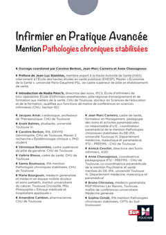 Infirmier en Pratique Avancée - IPA - Pathologies chroniques stabilisées