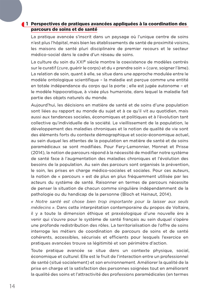 Infirmier en Pratique Avancée - IPA - Pathologies chroniques stabilisées