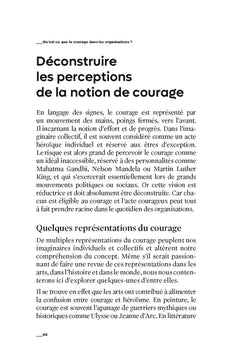 Oser le courage