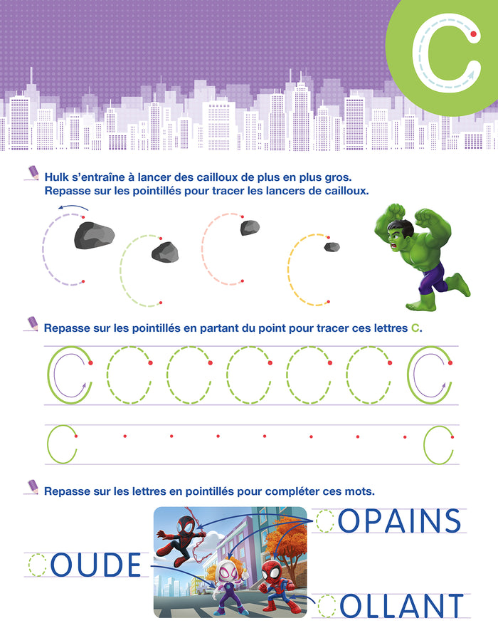 J'écris les lettres majuscules