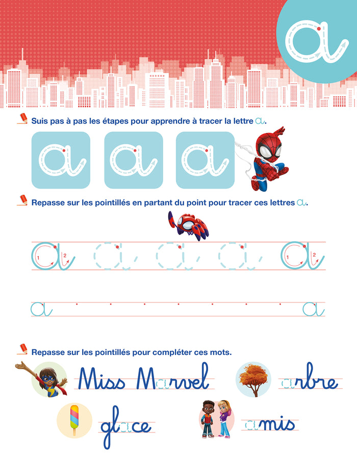 Mon cahier effaçable - J'écris les minuscules