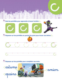 Mon cahier effaçable - J'écris les minuscules