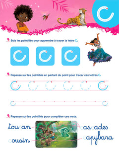 Disney - Encanto - Mon cahier effaçable - J'écris les lettres minuscules (4-6 ans)