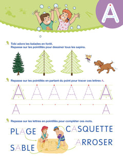 Sami et Julie Maternelle - Mon cahier effaçable - J'écris les lettres majuscules