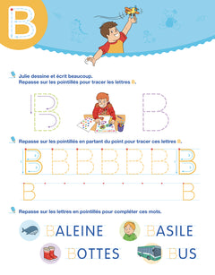 Sami et Julie Maternelle - Mon cahier effaçable - J'écris les lettres majuscules