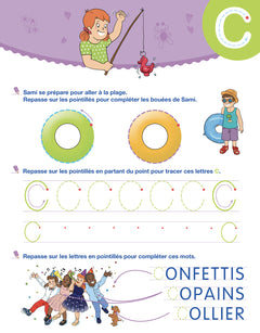 Sami et Julie Maternelle - Mon cahier effaçable - J'écris les lettres majuscules