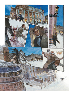 Hiver, à l'Opéra - édition toilée
