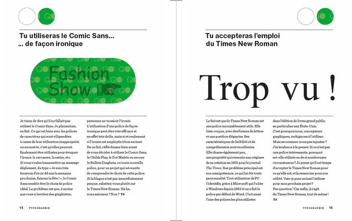 Tu n'utiliseras point le Comic Sans - 3e éd.