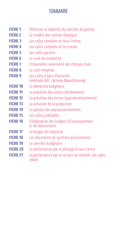 Le petit Contrôle de gestion 2024