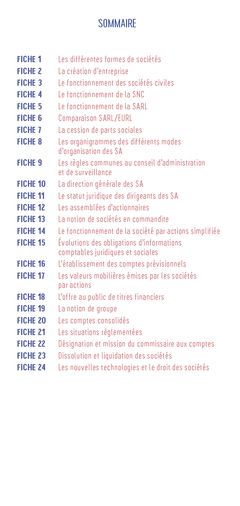 Le petit Droit des sociétés 2024