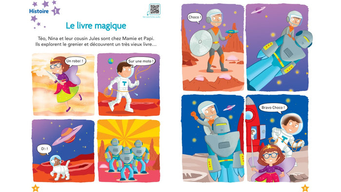 Mon cahier de lecture Téo et Nina