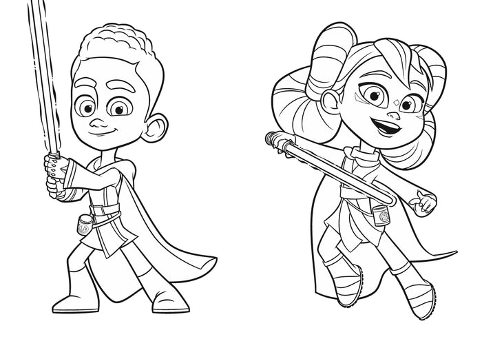 Mes Coloriages avec stickers - STAR WARS