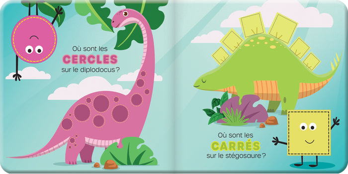 Les formes avec les dinosaures