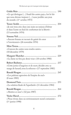 50 discours qui ont marqué notre époque