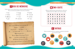 Cahier de vacances 50 jeux pour stimuler sa mémoire