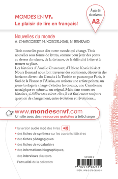 Mondes en VF - Nouvelles du monde - Niv. A2 - Livre + audios