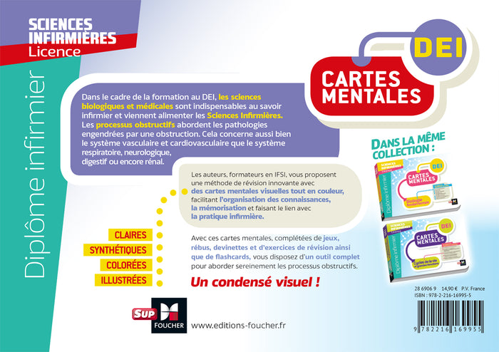 Diplôme infirmier - IFSI - Cartes mentales - UE 2.8 - Processus obstructifs