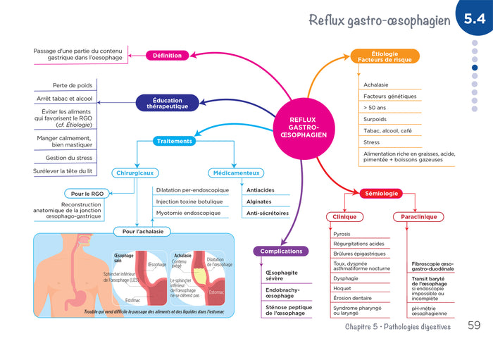 Diplôme infirmier - IFSI - Cartes mentales - UE 2.8 - Processus obstructifs
