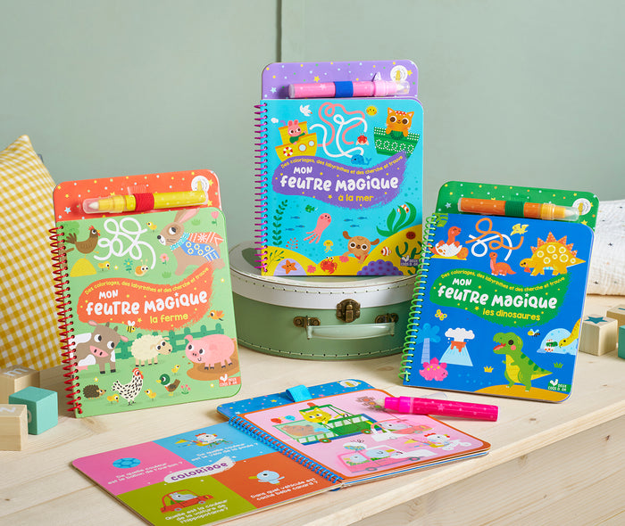 Mon feutre magique les véhicules