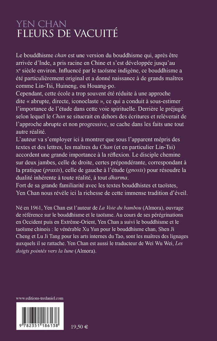Fleurs de vacuité - L'étude comme pratique dans le bouddhisme chan