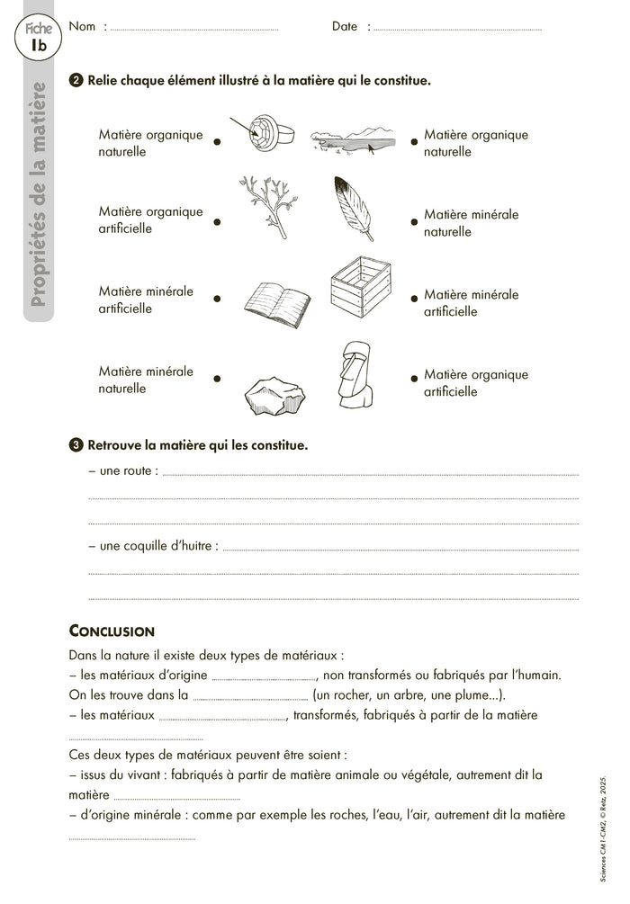 Sciences CM1-CM2 + Ressources numériques