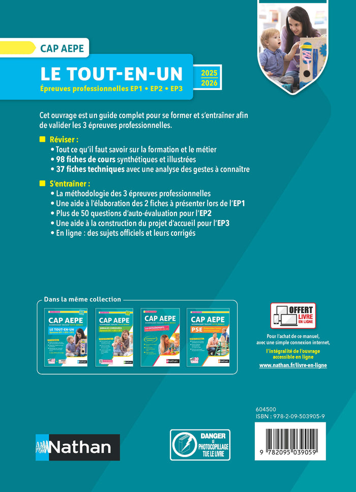 CAP AEPE tout-en-un 2025-2026